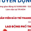 LAO ĐỘNG PHỔ THÔNG NGÀNH CƠ KHÍ - KHÔNG YÊU CẦU KINH NGHIỆM