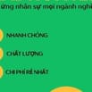 EM NHẬN TUYỂN DỤNG NHÂN SỰ TRỌN GÓI NHANH CHÓNG - CHI PHÍ RẺ