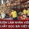 TUYỂN GẤP 2 NAM/NỮ LĐPT,CÔNG VIỆC ỔN ĐỊNH, THU NHẬP CAO, Q. GÒ VẤP.