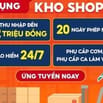 CỦ CHI/TPHCM - TUYỂN NHÂN VIÊN KHO SHOPEE