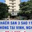 BÁN KHÁCH SẠN 3 SAO 11 TẦNG Và TÒA DỊCH VỤ 6 TẦNG tại TP VINH, NGHỆ AN