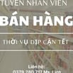 Quận 5 tuyển nam nữ bán hàng dịp cận Tết 