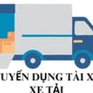 Tuyển tài xế xe tải, rành đường thành phố, llàm gần bến xe quận 8