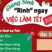 VIỆC LÀM NOEL TẾT 2026 tại cửa hàng tiện lợi bán 24/24