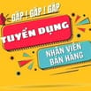 THÔNG BÁO TUYỂN DỤNG 2 NHÂN VIÊN BÁN HÀNG QUẬN TÂN BÌNH. 