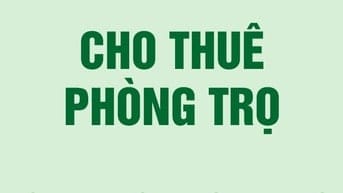 Cho thuê phòng trọ 35m2 đường Nguyễn Đức Thuận, Quận Tân Bình