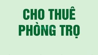 CHO THUÊ PHÒNG ĐƯỜNG NGUYỄN TRÃI GẦN TRƯỜNG ĐẠI HỌC SÀI GÒN