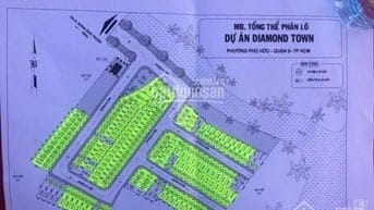 Cần bán lô 60m2 giá 3,6 tỷ tại D/A Diamond Town hẻm 68 Bưng Ông Thoàn