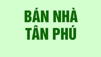 Bán nhà cấp 4 hẻm đường Trần Tấn, Phường Tân Sơn Nhì, Quận Tân Phú