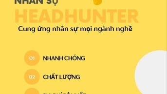 EM LÀM HEADHUNTER NHẬN TUYỂN DỤNG LAO ĐỘNG TẤT CẢ CÁC NGHÀNH NGHỀ 