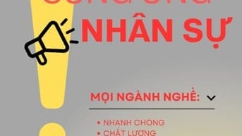 EM NHẬN TUYỂN DỤNG NHÂN SỰ MỌI NGHÀNH NGHỀ,NHANH CHÓNG UY TÍN CHẤT