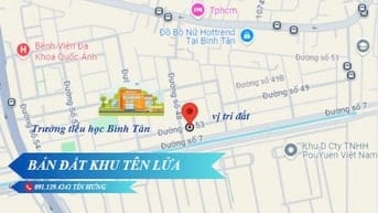 Bán đất khu Tên Lửa, MT đường Số 53, DT 8 x 16m, 11.5 tỷ. (Tín Hưng)