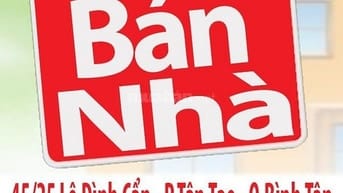 Bán Nhà chính chủ 45/25 Lê Đình Cẩn P.Tân Tạo Q.Bình Tân. dt : 5x21m