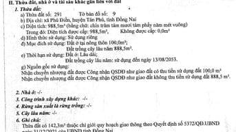 BÁN ĐẤU GIÁ TÀI SẢN NGÂN HÀNG VIB L5_PHÚ ĐIỀN, TÂN PHÚ, ĐỒNG NAI