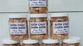 Sườn CHAY CHIÊN giòn rất ngon 