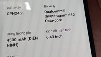 oppo reno 8 ram 12G mới đẹp, nhà xài kỹ