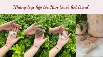  Những Mẫu Kẹp Tóc Hàn Quốc Hot Trend Nàng Thơ Yêu Thích