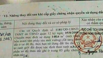 Đất mặt tiền đường cắt ngang đường Vườn lài, cách đường vườn lài 50m