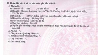 THÔNG BÁO BÁN ĐÂU GIÁ TÀI SẢN MSB_AN KHÁNH, NINH KIỀU, CẦN THƠ