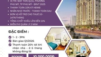 Bán căn hộ CityMark Residence duy nhất đang triển khai tại Phú Mỹ