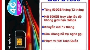 Cuối năm em thuổng được lô SIM Data Vinaphone mạng khỏe sóng căng