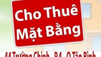 Cho Thuê Mặt Bằng: MT đường 44 Trường Chinh, P.4, Q.Tân Bình. dt:3x9m