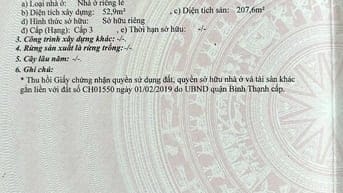  Bán nhà 153/15/9A Nguyễn Thượng Hiền, P6, Bình Thạnh