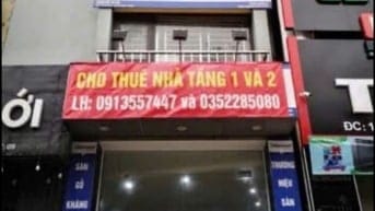 Chính chủ cho thuê nhà mặt phố số 125 Minh Khai, quận Hai Bà Trưng