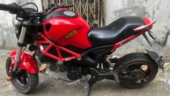 Moto Ducati Mini 110  Màu Đỏ 2018