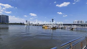 Cho thuê lô đất 700m2 mặt tiền sông Saigon và đường 21 Trần Não