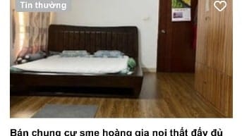 Cần bán căn hộ Chung cu sme hoàng gia ,ngay mặt đường Quang trung hđon