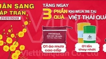 VIỆT THÁI QUÂN 3, MUA XE HONDA QUÀ TẶNG HẤP DẪN