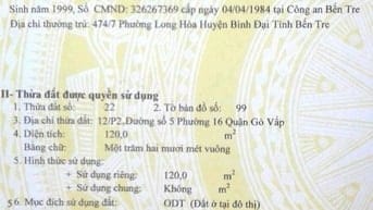 Bán nhà mặt tiền 6x20, đúc 2 tầng, trung tâm, có hơn 10 tỷ