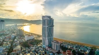 Bán căn hộ tầng 9 TMS, số 28 Nguyễn Huệ, bancon view Biển, full NT xịn