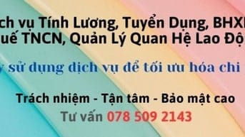 Dịch vụ Tính Lương, BHXH, Thuế TNCN