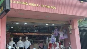 Sang shop quần áo trẻ em Hoàng Diệu2, Thủ Đức, DT:4x9,5, giá thuê 13tr