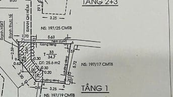 6 tỷ, 81m2, 4 PN, Bán gấp nhà 199/27 Cách Mạng Tháng 8, P.4, Quận 3. 