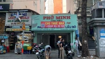 Cho thuê nhà mặt tiền số 122D đường Bùi Thị Xuân, P.PNL Q.1