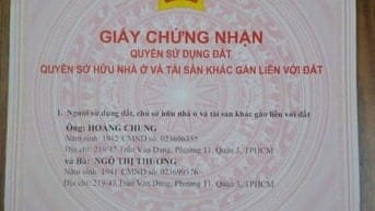 Chính chủ bán nhà 219/47 Trần Văn Đang, phường 11, Quận 3, đất 89,9m2