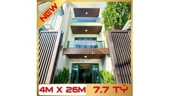 🌟BÁN NHÀ ĐẸP 4X26M "FULL NỘI THẤT" - HẺM 4M - HUỲNH TẤN PHÁT QUẬN 7