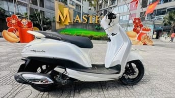 Góc bán xe Grande yamaha 2022 màu ngọc trai