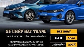 XE GHÉP HÀ NỘI - VIỆT TRÌ, LÂM THAO, BÃI BẰNG, PHÚ THỌ CHỈ 199K!