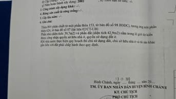 Bán nhà riêng B3/19B Ấp 2, Vĩnh Lộc B, Bình Chánh, 3,5 tỷ, 55m2