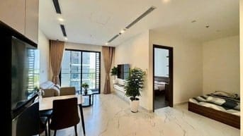 cao cấp Sunwal, Nguyễn Hữu Cảnh, BT: 105m2, 2p ngủ, NTCC 36 triệu