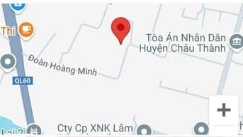 Cần bán gấp 708m2 đất đẹp tại 50A, KP 3, TT Châu Thành, Bến tre,3 tỷ. 