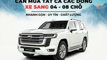 THU MUA XE Ô TÔ ĐÃ QUA SỬ DỤNG 4-8 CHỔ NGỒI 