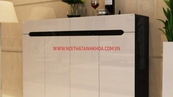 Tủ Giày Gỗ Công Nghiệp Kết Hợp Cánh Acrylic Cao Cấp Sang Trọng