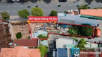 Bán góc 4MT Ngang:19,5m2 là MT Đường Bạch Đằng CN:288m2 Giá 96 Tỷ