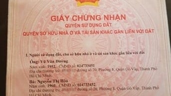 Nhà bán [chính chủ] tại Thạnh Xuân 52, bán NR 3PN, 2WC, 5,71 tỷ,