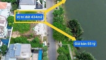 Bán đất biệt thự 434m2 ngay Bến Du Thuyền, Khu Bên Sông, phạm văn đồng